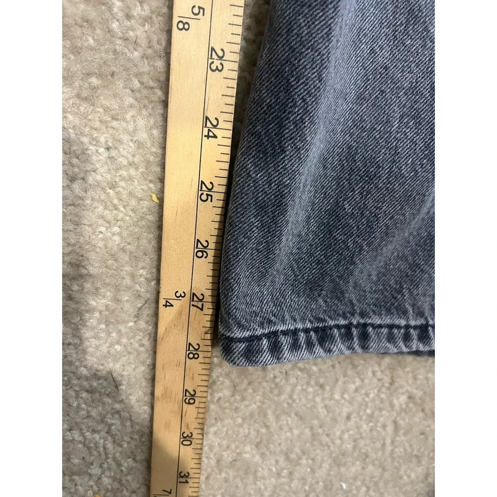 90s Levis 565 Jeans Mens 38X30 Black Loose Fit Straight‎ Leg Denim 97 Tag 36X28